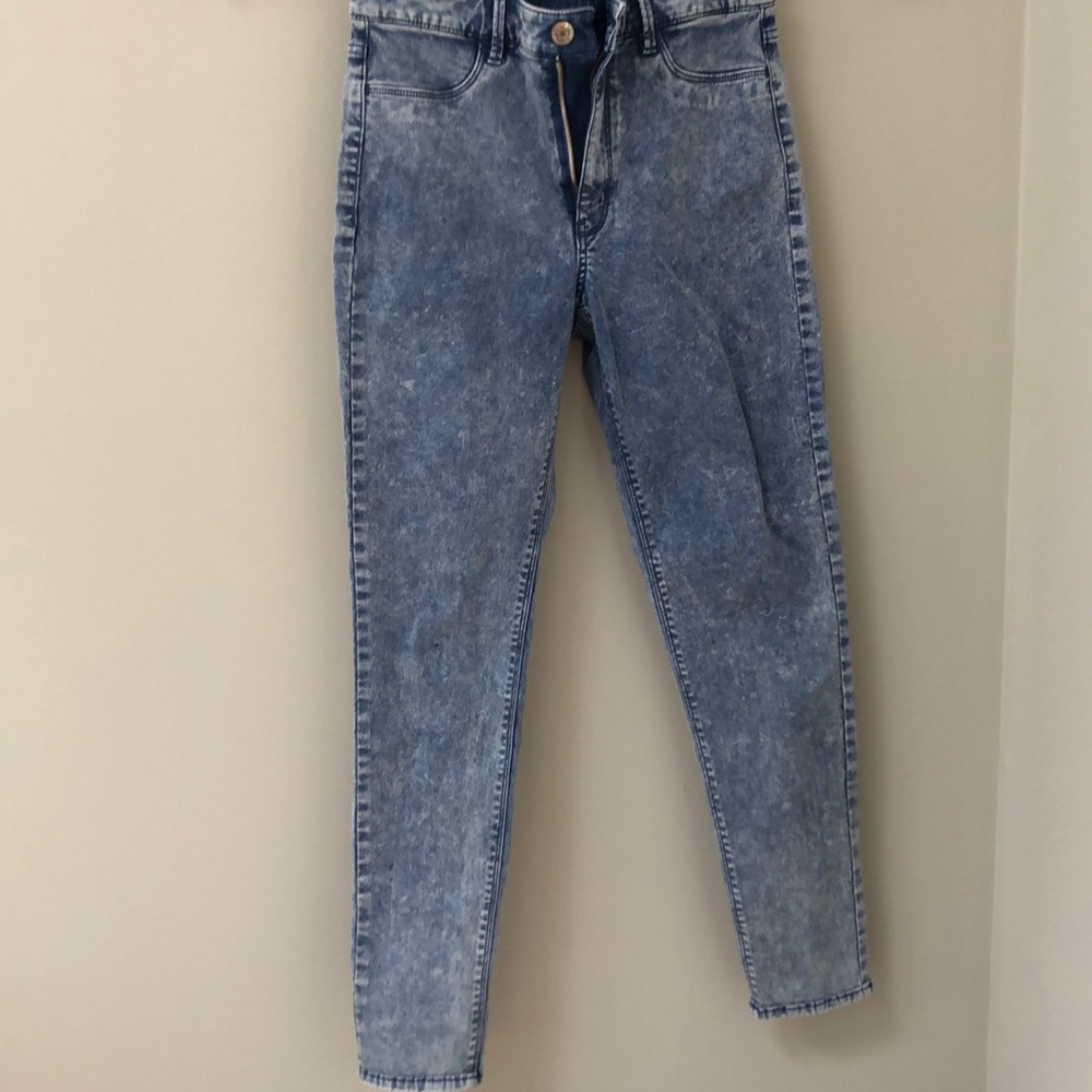 AEO Sky High Jegging Acid Wash